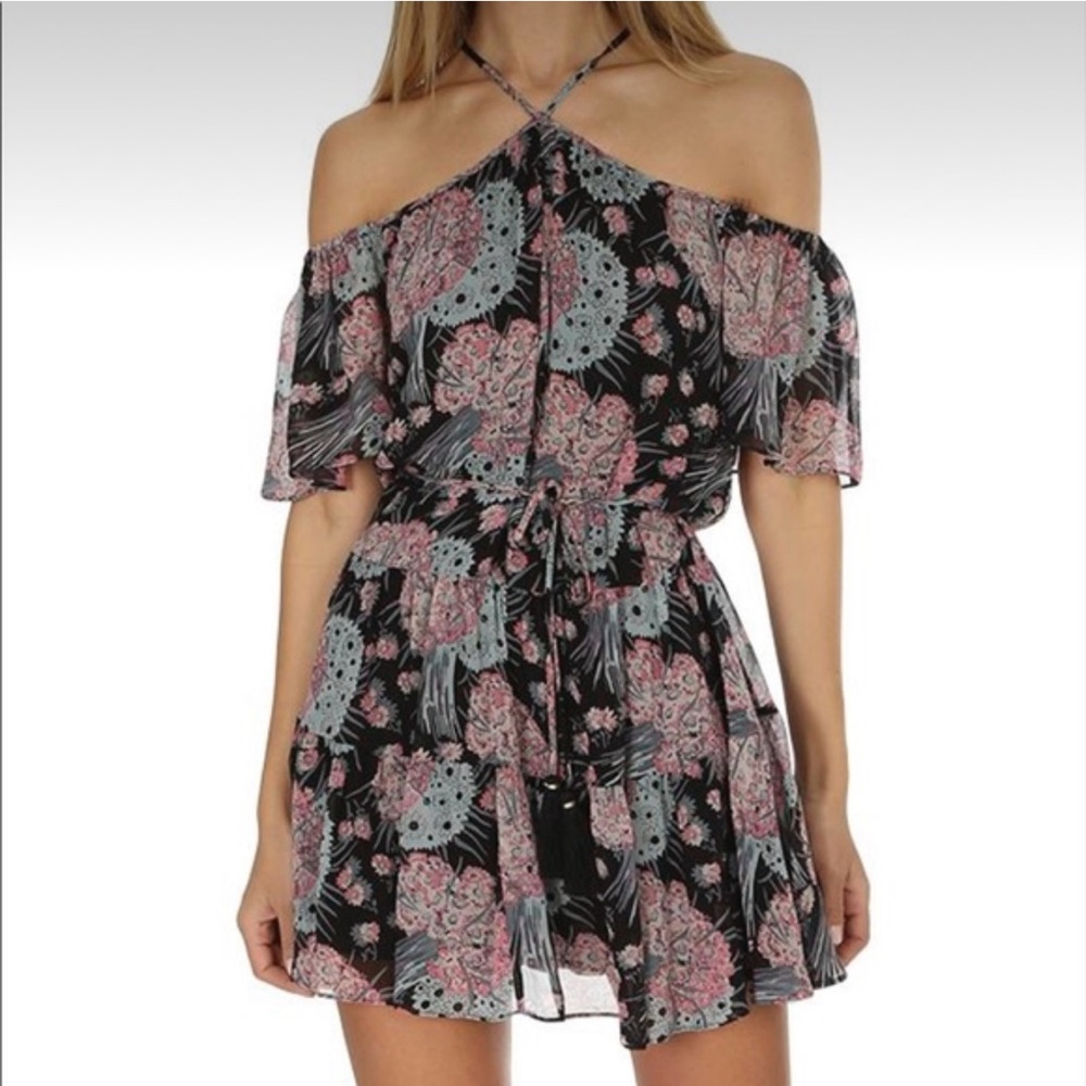 LOVE SHACK FANCY Silk Amira Off-the-Shoulder Dress 💕
